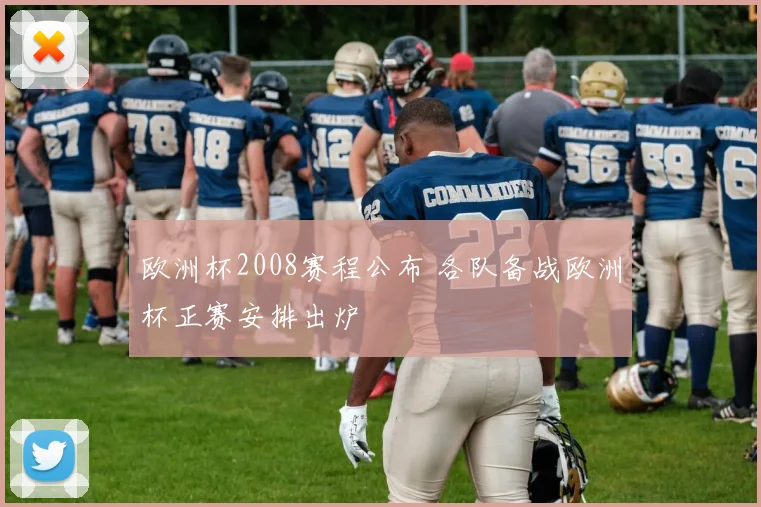 欧洲杯2008赛程公布 各队备战欧洲杯正赛安排出炉
