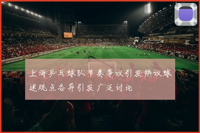 上海乒乓球队节奏争议引发热议球迷观点各异引发广泛讨论
